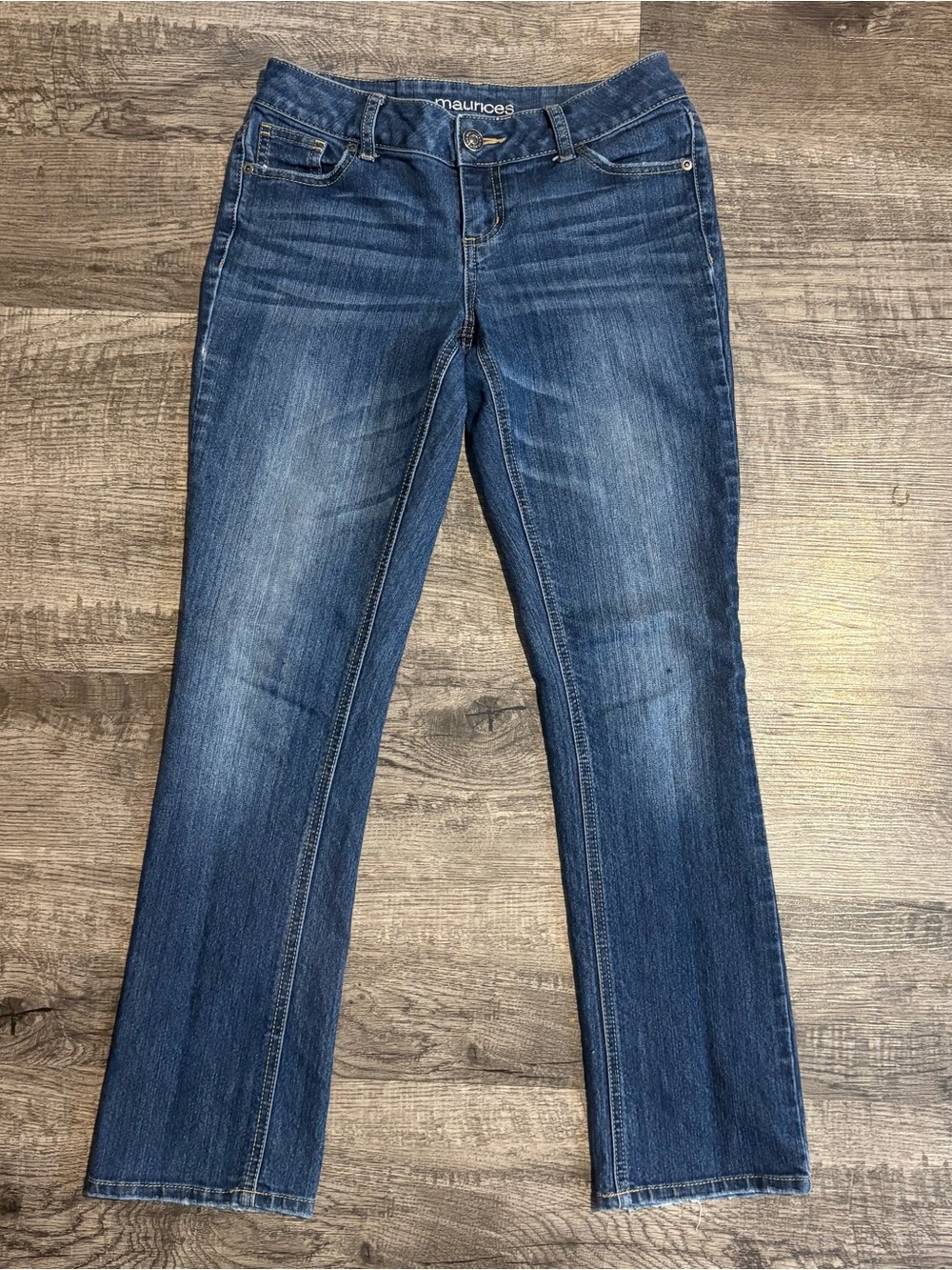 Maurices Jeans Women’s 1/2 Short Blue Straight Leg Denim